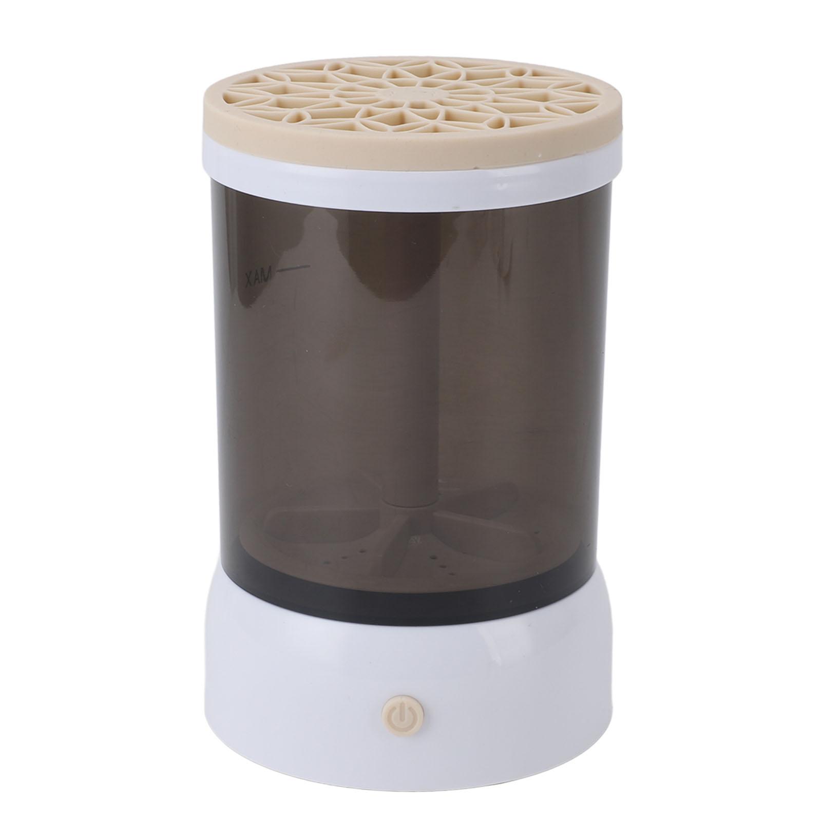 

Makeup Brush Cleaner Machine USB Visible Quick Dry Automatic Portable Electric Cosmetic Supplies Cleaner for All Size хаки