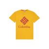 Sports Casual Fitted Crew Neck Short Sleeve T-Shirt Men Tops Orange AE0367-790