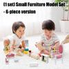Handmade Miniature Furniture Doll House Accessories For Living Room Scene Building Kids Pretend Play Craft Project Decors