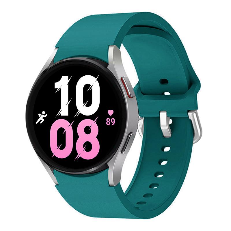 Pulseira Original Para Samsung Galaxy Watch 4/5/6 classic 47mm 43mm 44mm 40mm Sem Espaços Pulseira de Silicone Galaxy Watch 5 pro 45mm band