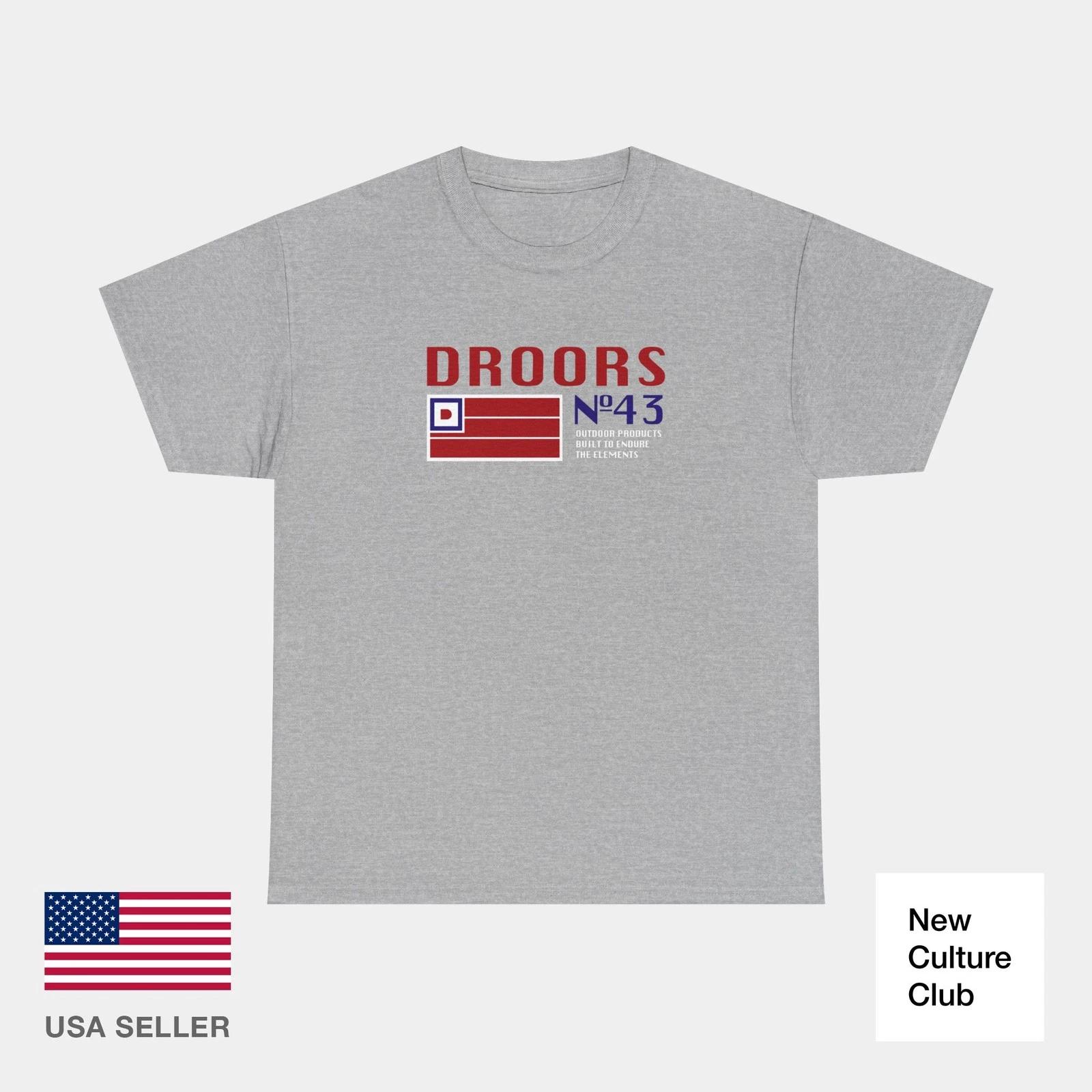 Droors N°43 Built to Endure Outdoor Classic Streetwear Skate T-Shirt Print XL