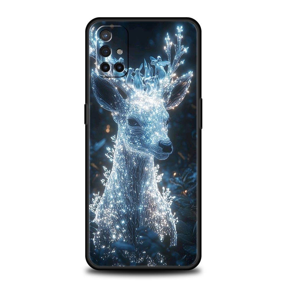 Cartoon Animal Deer Phone Case For Oneplus 13R 13 12R 11 10T 10R Nord N100 N200 N10 10 9 9R 9RT CE 3 2 Z Pro 5G Soft TPU Cover