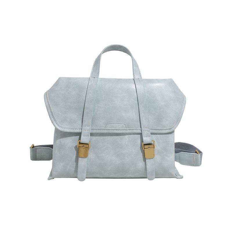 College style British backpack bag women's new large-capacity briefcase simple back bag travel bag