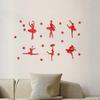 Ballet Girl Acrylic Mirror Wall Sticker for Kids' Room or Dance Studio