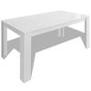 Vidaxl Dining Table, 140X80X75 Cm, White