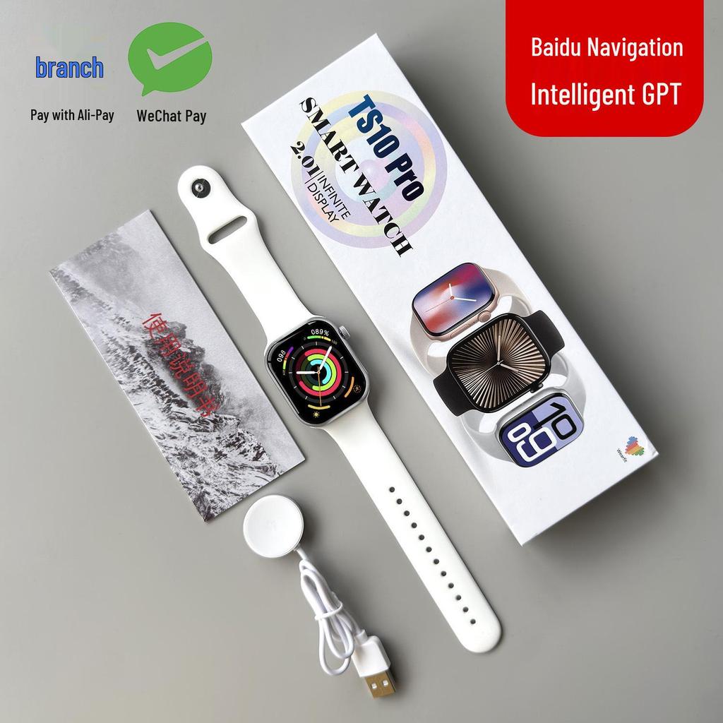 Huaqiangbei Watch10 S11: Premium Bluetooth Smartwatch with NFC, Alipay, Calls, and Sports Features.