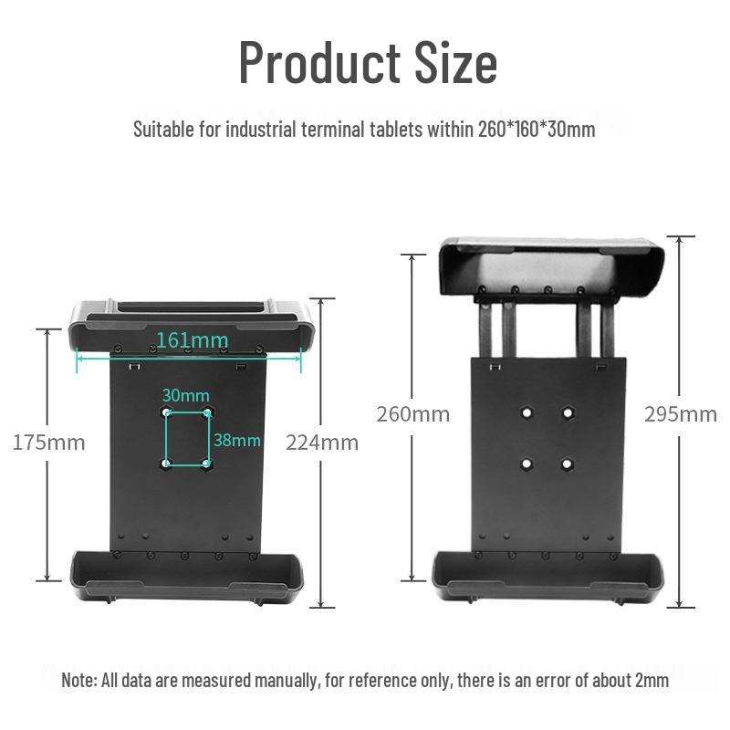 Anti-Shake Universal Tablet Bracket, 7-10 Inch, Full-Wrap, Thickened, Three-Proof with Ball Head