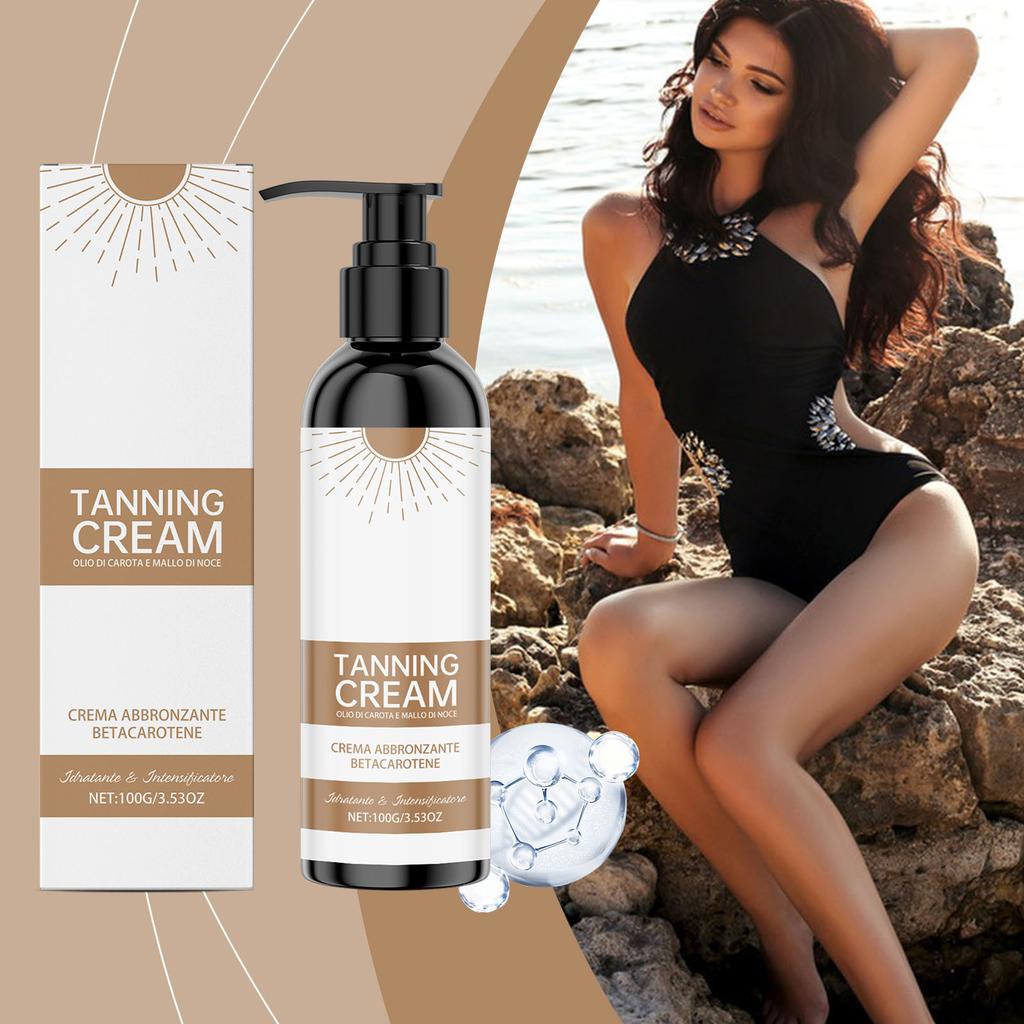 Moisturizing And Tanning Cream, Colored Body Lotion, Colored Skin Care Cream, Sun Free Tanning Cream, And Sun Assisted Cream.