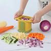 2 in 1 Vegetable Chopper Food Grade Mandoline Slicer Multifunctional Food Processor for Vegetables Fruits Potatoes