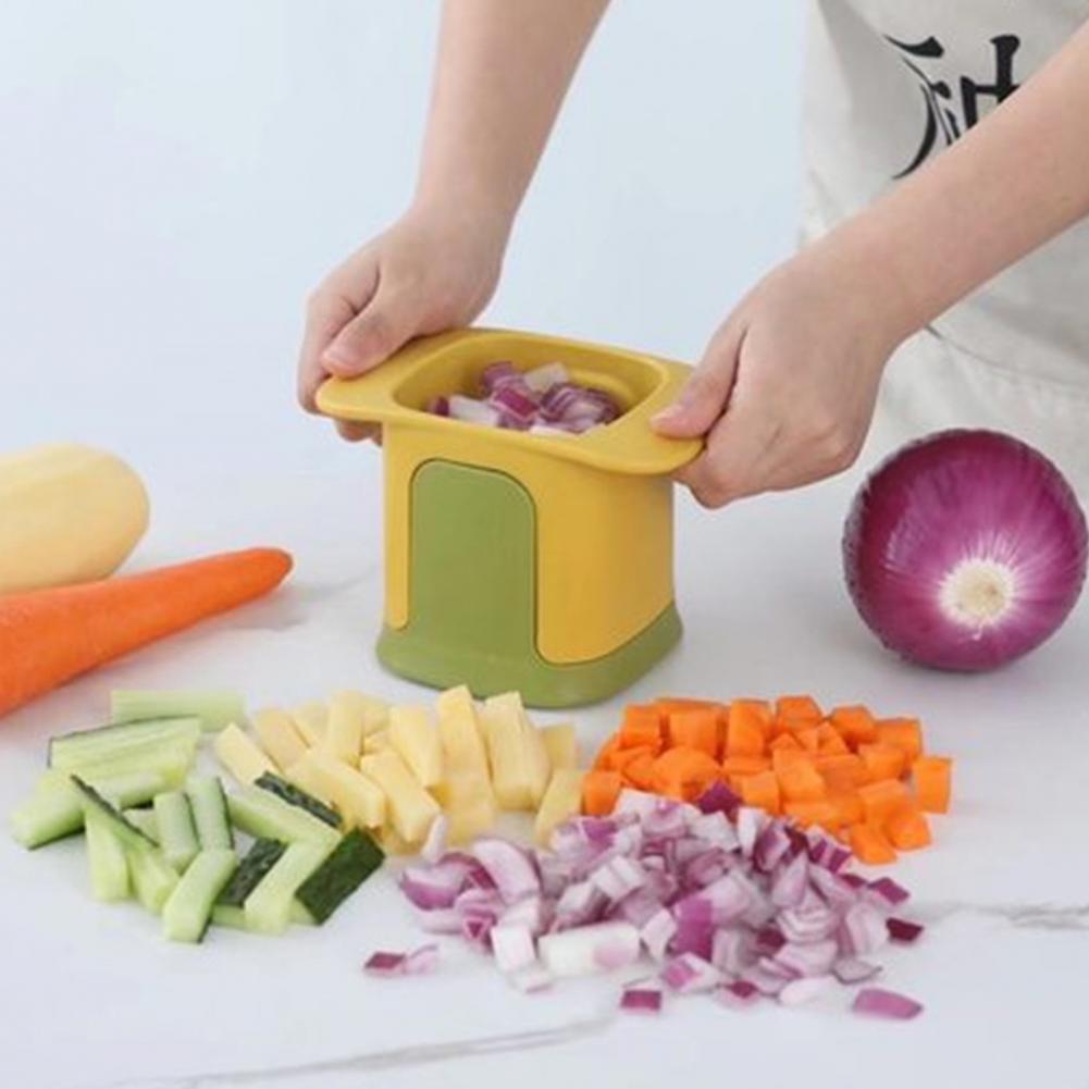 2 in 1 Vegetable Chopper Food Grade Mandoline Slicer Multifunctional Food Processor for Vegetables Fruits Potatoes