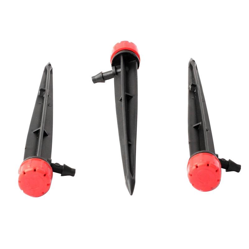 Red Adjustable Eight-Hole Sprinkler Nozzle for Efficient Orchard Drip Irrigation