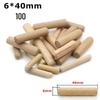 FURONGHUA Round Wooden Dowel Pins for Woodworking