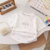Girls' Short Sleeved Summer T-shirt Baby Casual Shirt, Fashionable Children's Clothing