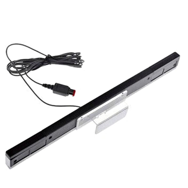 Kabelgebundener Bewegungssensor-Empfänger mit Verlängerungskabel Videospiel-Sensorleiste Kabelgebundene Bewegungssensor-Leiste für Nintendo Wii Wii U Konsole