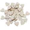 18mm Wooden Heart Chips, 100pc Pack - Colored Wedding & Festival DIY Decorations