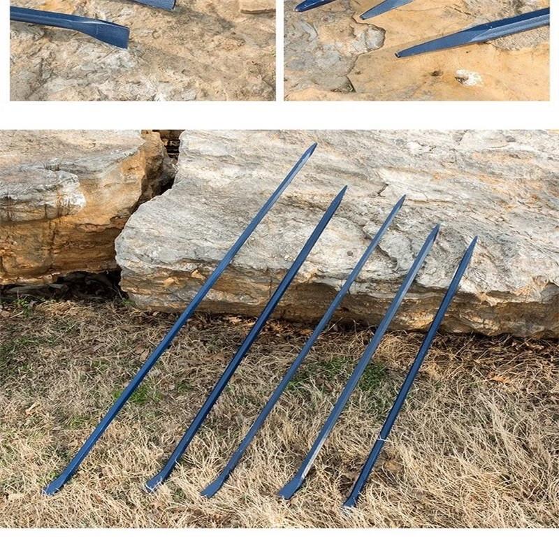 Heavy-Duty Hexagonal Steel Pry Bar