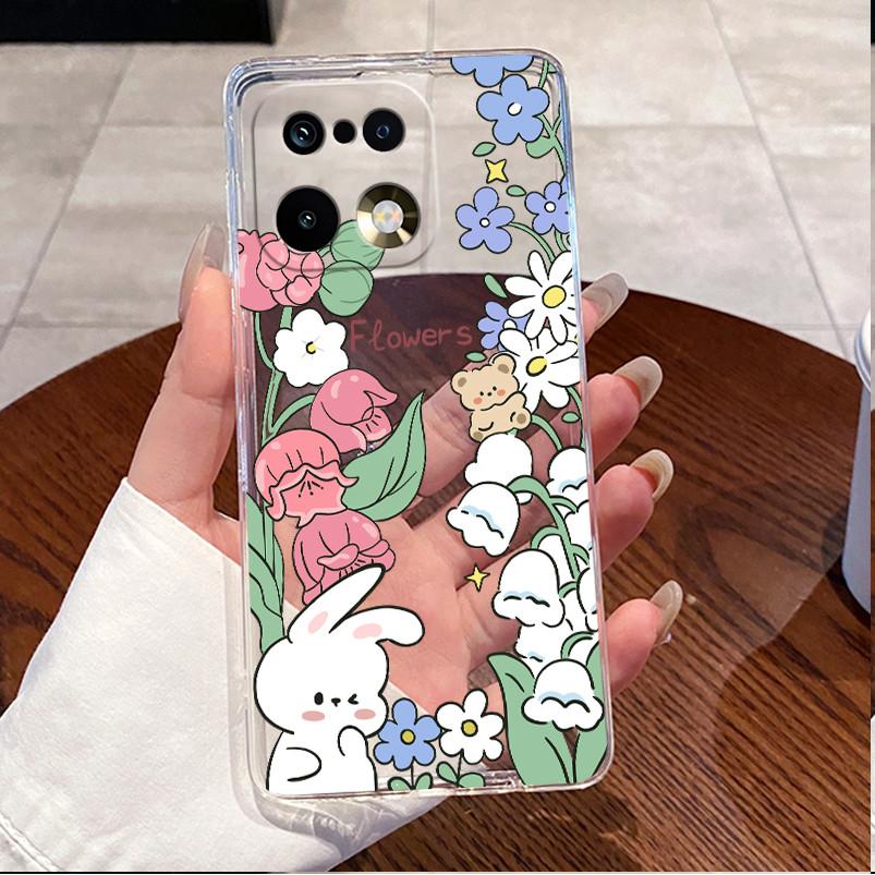 For Realme 16 Pro 5G Case Clear Luxury Cute Love Rabbit Funny TPU Soft Silicone Phone Case For Realme 16Pro Pro+ Plus Back Cover