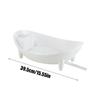Silicone Dish Rack with Utensil Holder & Drainboard Foldable Kitchen Organizer for Counter Sink, Home Camping Travel Dorm