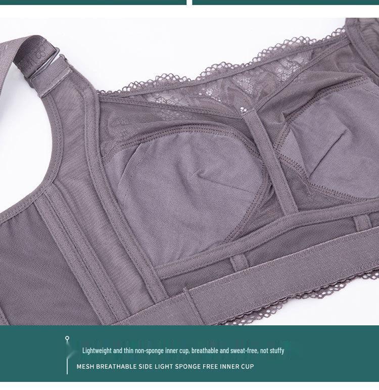 Plus Size Ultra-Thin Wire-Free Full Coverage Minimizer Bra for Women