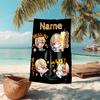 Personalized customized proof beach towel with Tsukasa Tenma pattern - soft, absorbent,quick-drying,perfect swimming,camping&bathing