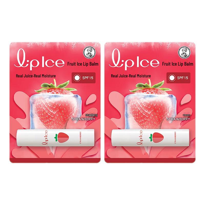 Mentholatum Fruity Lip Balm Duo - Strawberry