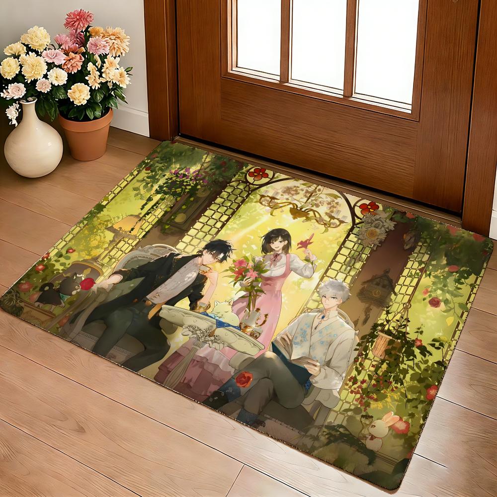 Hot Bl Anime L-link Click Floor Mat Cozy Flannel Soft Thick Non-Slip Mat For Living Room Bedroom Kitchen Decor Rugs