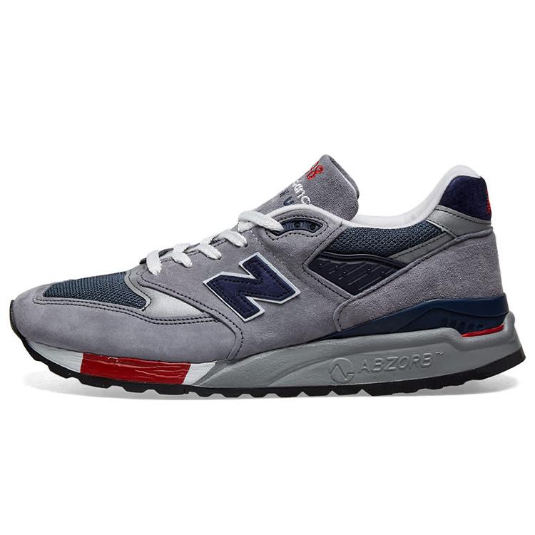 

998 New Balance Зроблено в США Сірий Синій Червоний M998GNR 46.5