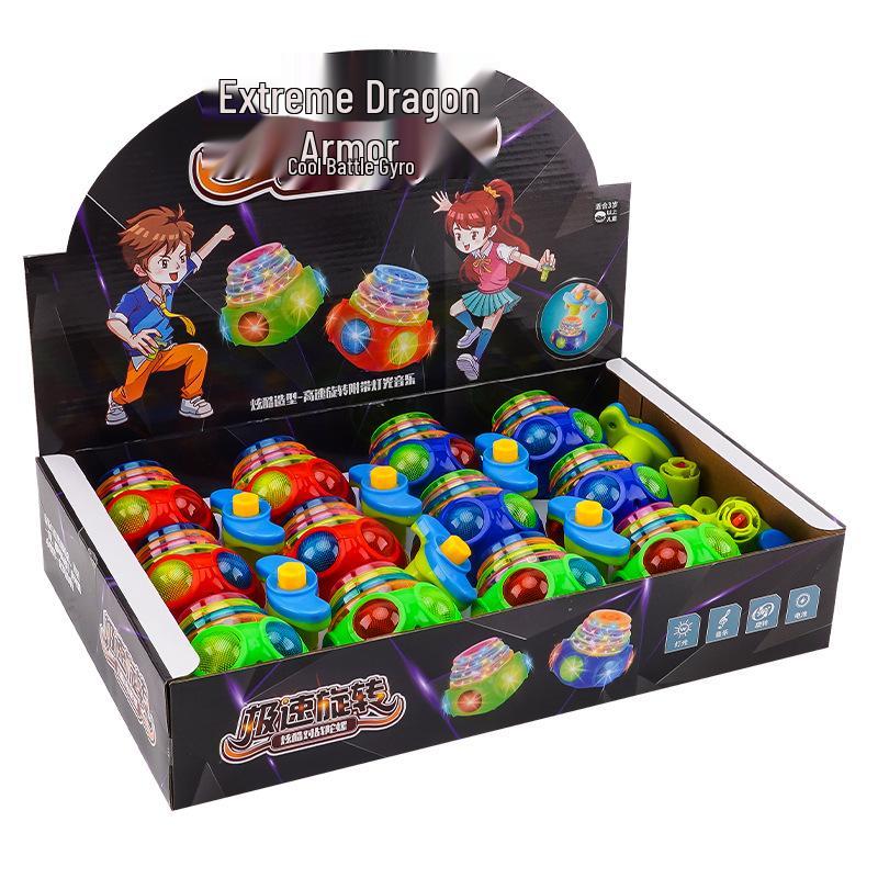 Children's Light-Up Musical Rotating Top Toy for Boys and Girls