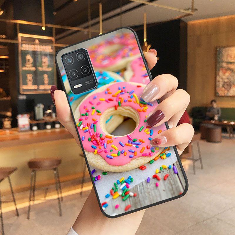Sweet Donuts Shell Phone Cover For Oppo Realme 8Pro 6PRO 6i 7pro 9i 9pro C11 C21Y C21 C25Y C25S C3 Q3S XT Cases Coque