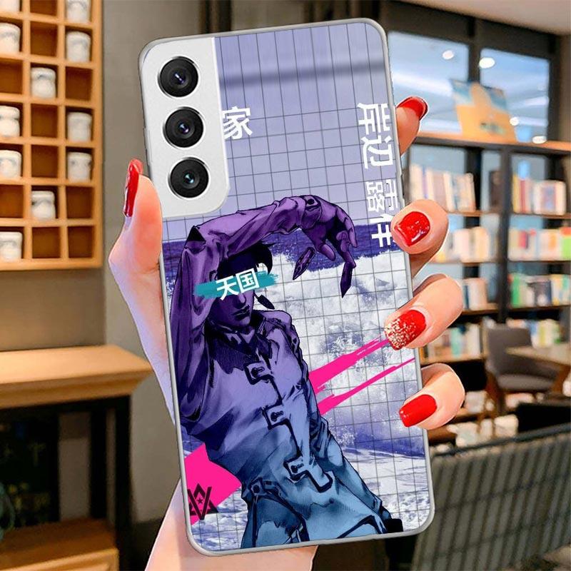 JoJo Bizarre Adventure Rohan Kishibe Cover Phone Case For Samsung Galaxy S26 S25 Edge S24 Ultra S23 S22 Plus S21 S20 FE Soft Fun