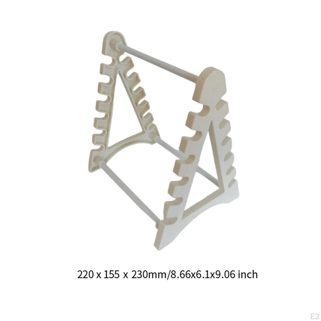 Držák pipet, žebříkový stojan, laboratorní nástroj, přenosný, pojme až 10–12 pipet, experimentální potřeby