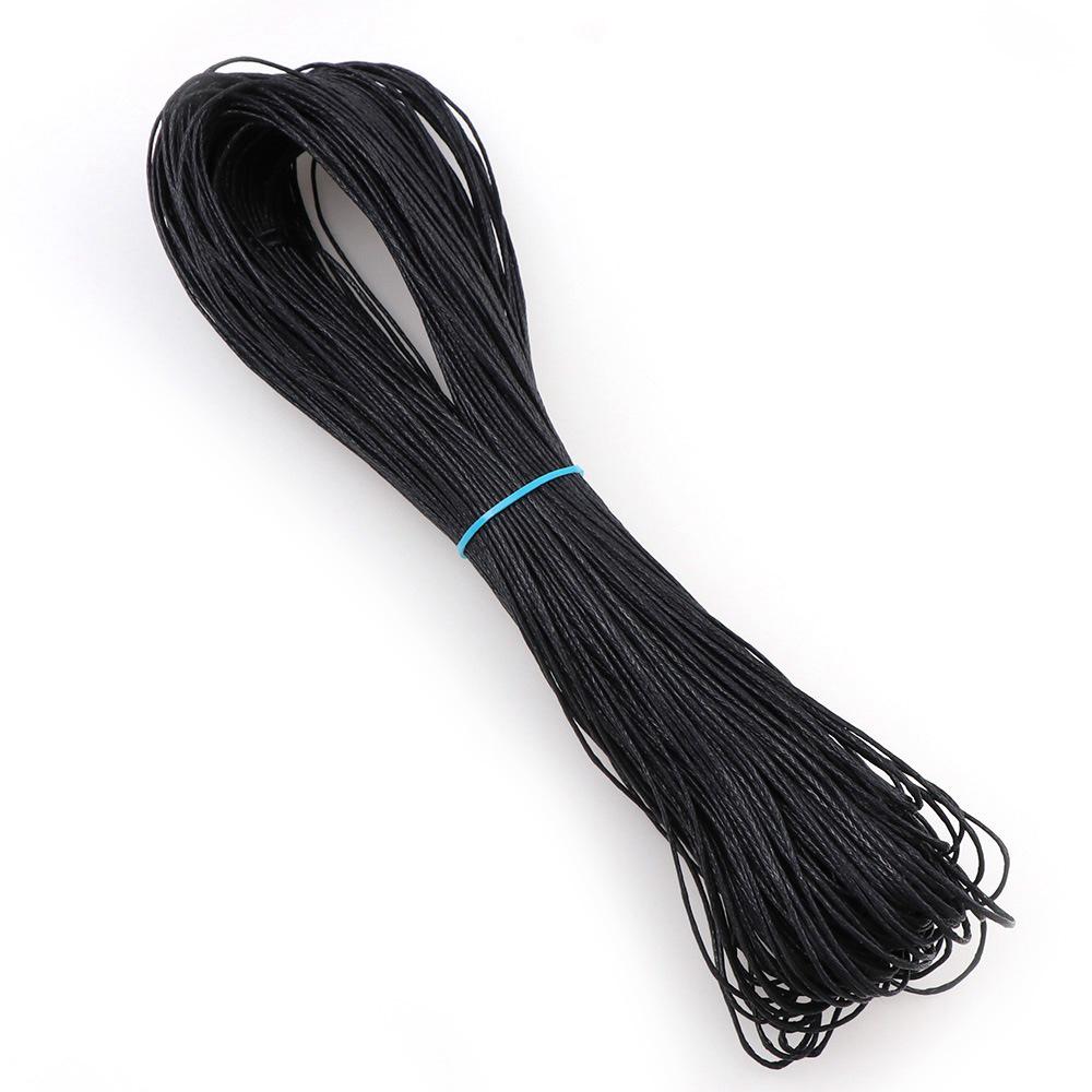 Colorful Korean 1.0mm Wax Cord for Handmade Necklace Weaving and Beading