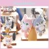Lovely Fox Stuffed Animal Keychain Plush Doll With Soft Cotton Filling 11cm