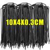10/50 pièces Crampons Paysagers Crampons en U pour Gazon Piquets de Jardin Piquets Robustes pour Cour Pelouse Tente Clous de Sol Crampons de Fixation pour Tente