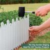 Garden Edging Border 10 Pack Flower Bed Edging Borders Decorative Garden Fencing Interlocking Animal Barrier Vegetable Palisade