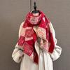 Thick Cashmere Blanket Women Scarf Warm Pashmina Shawl Winter Wraps Bufanda Print  New Design Poncho Echarpe Female Bufandas