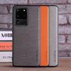 Étui Textile pour Samsung Galaxy S20 Ultra S20 Plus S20 FE S20 S10E S10 Plus S10 lite S10 5G S10X S10 étui toucher parfait