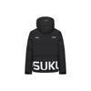 EVISU Down Jackets Men's Black Hooded Moderate Down Jacket 2EAGNM3NJ1967XXPL