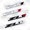 Metal ZL1 Car Body Badge 3D Rear Letter Emblem Trunk Sticker For Comaro Super Hornet Captiva Malibu Auto Accessory