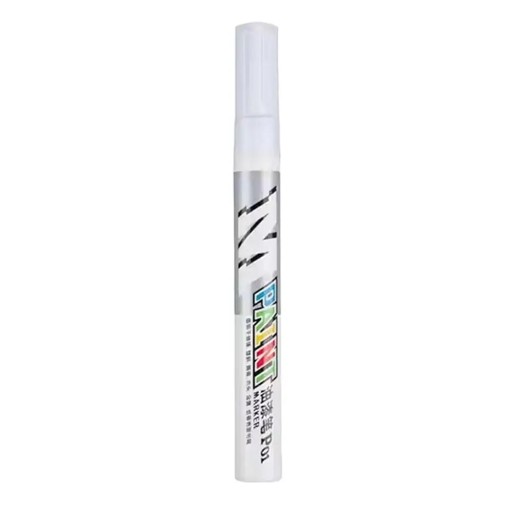 Car Paint Scratches Repair Brush Pen Waterproof Water Cars Paint Care Tread Tire Pen Tire White Waterproof Wheel Marker Oil I9W4