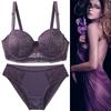 Sexy Stylish Lace Bra and Panty Set Featuring Underwire Push-up Support and Lightweight Skin-friendly Fabric