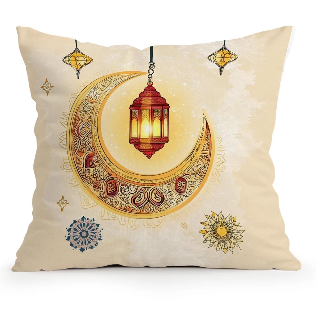 Ramadhan Festival Mandala Decoration Cushions Pillowcase Polyester Cushion Cover Throw Pillow Pillowcover Home Car Sofa Decor