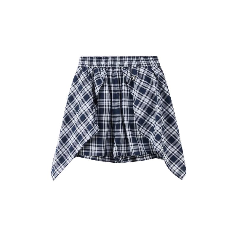 PawinPaw Girls Cartoon Bear Faux Two-Piece Casual Shorts 110