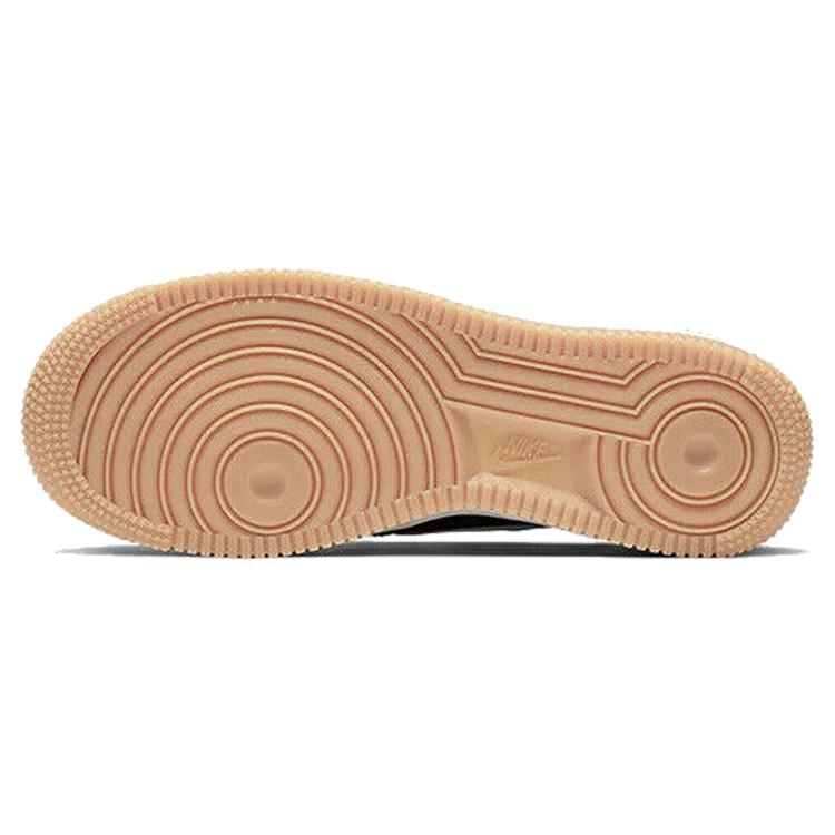 New Nike Air Force 1 Low Black Gum GS CI1759-001