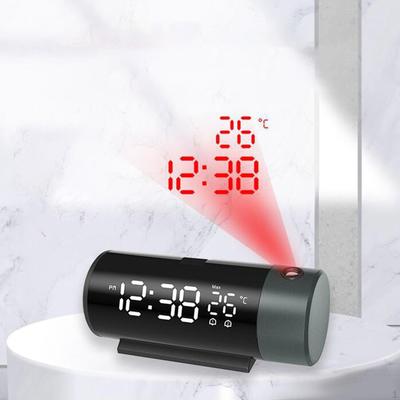 Projection Alarm Clock, Digital LED Snooze Function Desktop Clock Projector