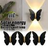 Outdoor Solar Wall Lamp Waterproof LED Solar Light Up and Down Luminous Lighting for Garden Fence Decor Solar Powered Wall Lamp
