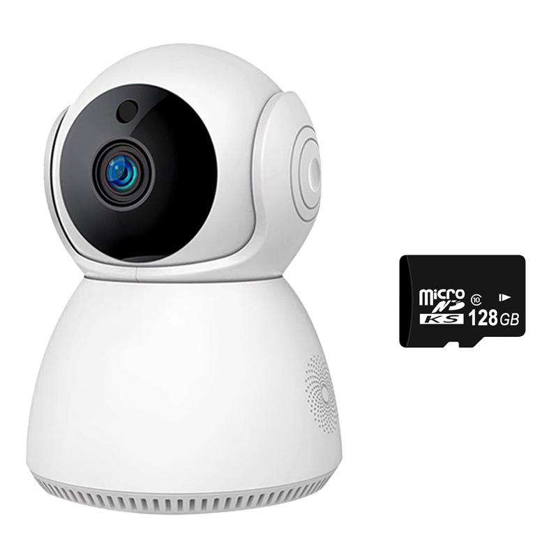 מצלמה חכמה 3MP אלחוטי במעגל סגור מצלמת מעקב וידאו IP WiFi רשת IR ראיית לילה אבטחת בית אבטחה במעגל סגור