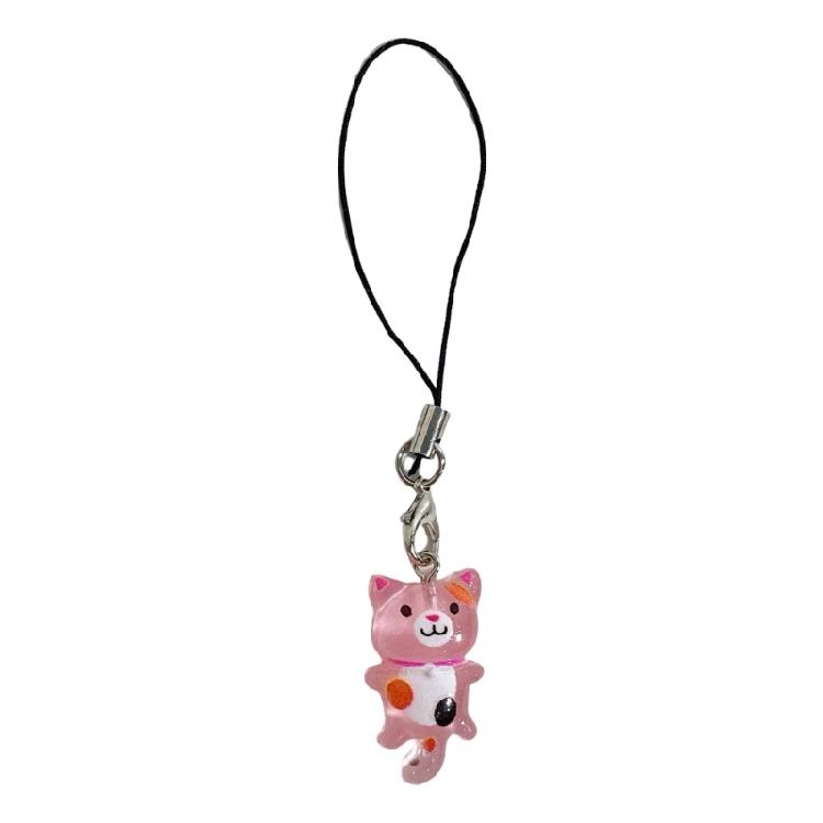 Creative Cat Keychain Soft Resin Key Holder Multifunctional Phone Charm Suitable for Everyday Use and Special Occasions