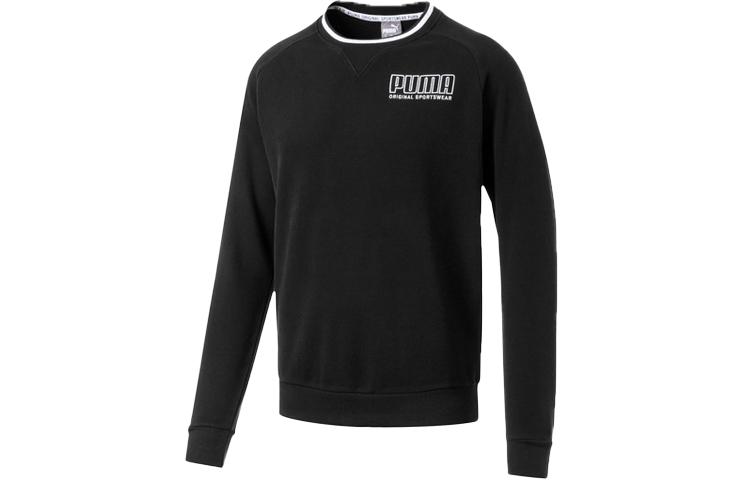 PUMA Дышащий свитшот с алфавитом Мужской Черный 844126-01 L