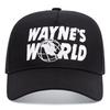 Wayne's World Letter Embroidery Baseball Caps Outdoor Casual Hip-hop Summer Sunshade Breathable Mesh Cap Trucker Hat